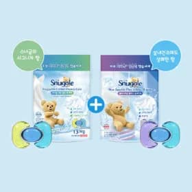스너글 캡슐세제 허거블코튼1 3개입+블루스파클 13개입 (8,930원/무료)