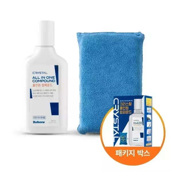 불스원 크리스탈 올인원 컴파운드 140ml(12,910원/무배)