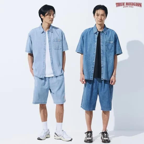 트루릴리전 데님 하프 셋업 (53,870원/무료)