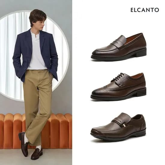 엘칸토 남성 로퍼, 정장화, 컴포트화 6종 (33,550원/무료)
