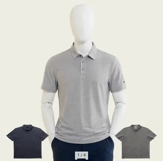 K2 남성 여름 시그니처 하운드투스 자가드 반팔 폴로 티셔츠 (40,010원/무료)