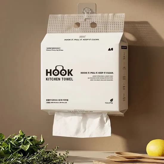 걸어쓰는 3겹 훅 키친타올 250매 6개입 (12,900원/무배)