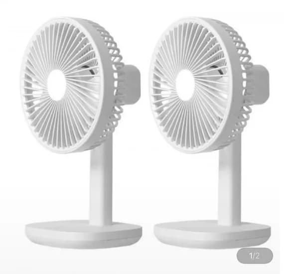 1+1 에어루미 탁상 BLDC선풍기 회전헤드 4000mah(24,880원/무료)