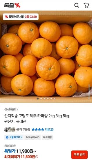 제주 카라향 2kg
