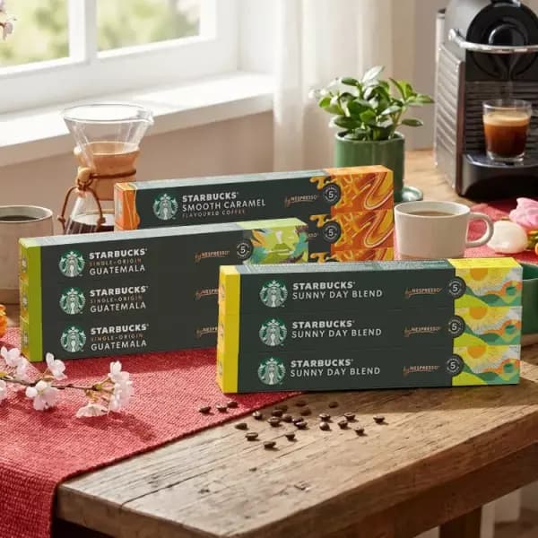 스타벅스 캡슐커피 by 네스프레소 4+4+3(110p) + 머그잔 (59,900원/무료)