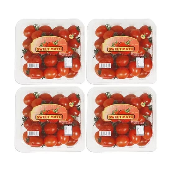 스테비아 레드 방울토마토 500g 4팩 (12,950원/무료)
