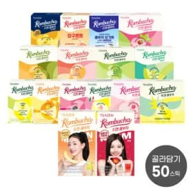 티젠 콤부차 30스틱+신상콤부차(자두멜론) 20스틱 골라담기 총 50스틱 (5,100원/무료)1