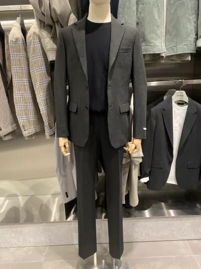 지오지아 사계절 스트레치 데일리 차콜그레이 슬림핏 정장 (78,210원/무료)