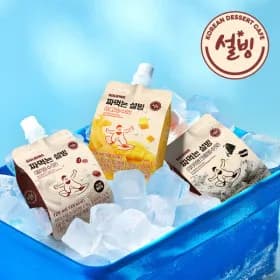 짜먹는 설빙 아이스크림 20ml 24개 골라담기(팥빙수맛/망고맛/연유맛) (26,880원/무배)1