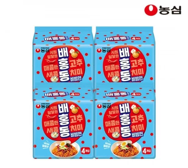 농심 배홍동비빔면 137g 16개 (10,420원/무료)