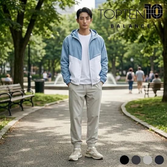 탑텐 밸런스 수퍼 스트레치 조거 팬츠 (11,850원/3.000원)