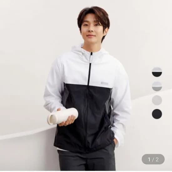 프로젝트엠 남여 후드 바람막이 점퍼