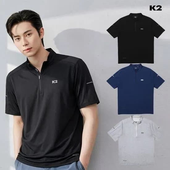 K2 홀리텍 반팔 집업 티셔츠(토스33,372원/무료)