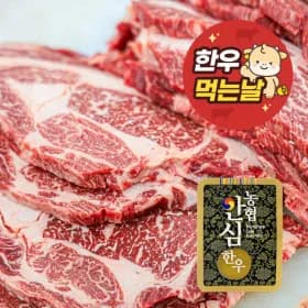 등급 암소 한우 등심 500g (24,570원 / 무배)1