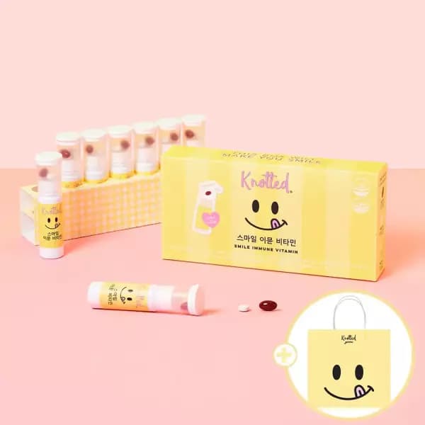 노티드 스마일 이뮨 멀티비타민 7병 1박스+쇼핑백 (9,900원/무료)