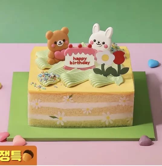 파리바게뜨 버니&베어 축하파티 케이크 27%할인 (24,050원/무료)