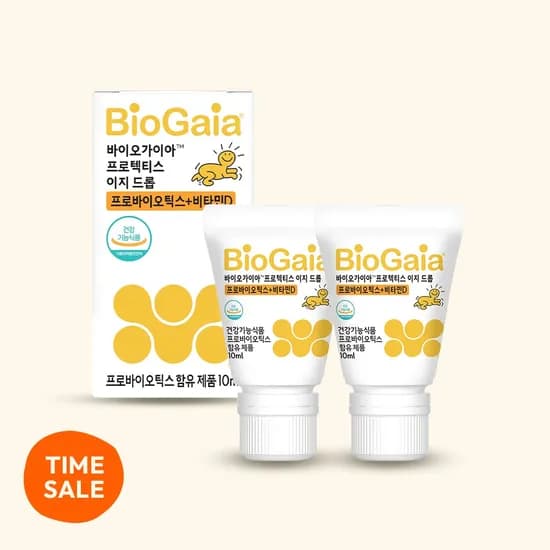 바이오가이아 프로텍티스 이지 드롭 프로바이오틱스+비타민D 10ml 1+1 (79,900원/무료배송)