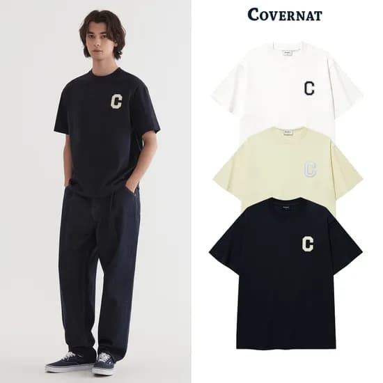 쿨 코튼 샤인 C 로고 티셔츠 (22,990원/무료)