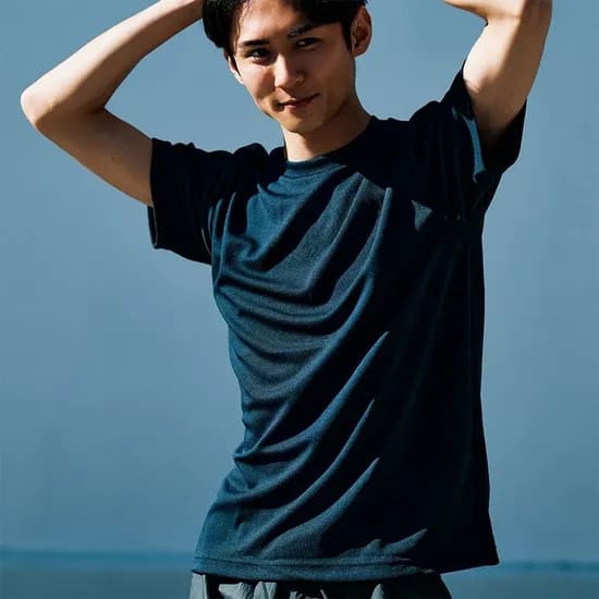 에어쿨링 드라이 기능성 쿨론 무지 반팔 티셔츠 4장