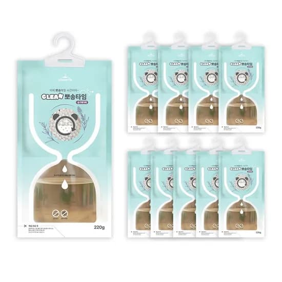 옷걸이형 제습제 대용량 220g 10개 (9,900원/무료)
