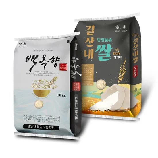 25년 백옥향 당일도정 단일품종 10kg 상등급 (33,520원/무료)