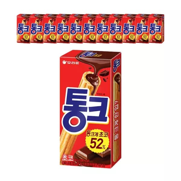 오리온 통크 초코, 45g, 1개(티멤 8,380원/무료배송)2