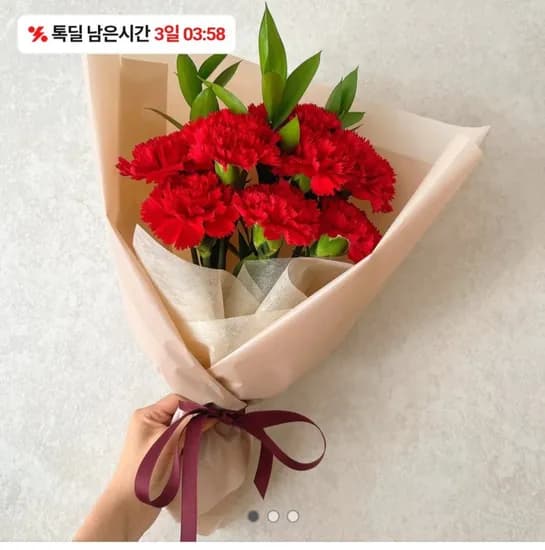 카네이션 꽃다발 1개