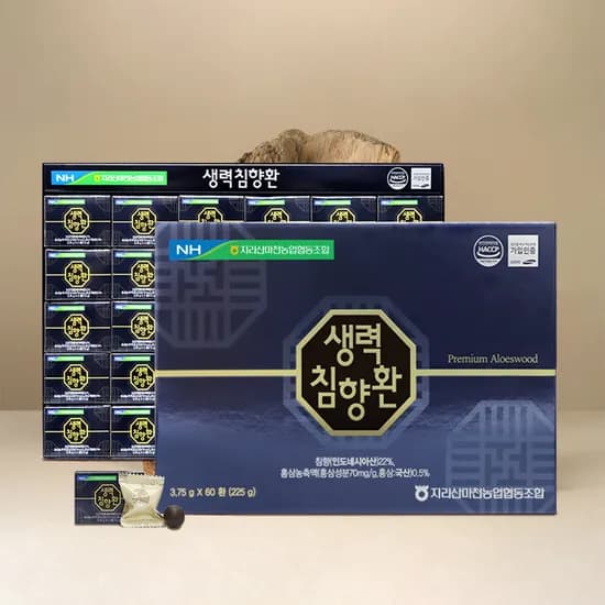 농협 침향 22% 생력침향환 60환+쇼핑백 (28,900원/무료)