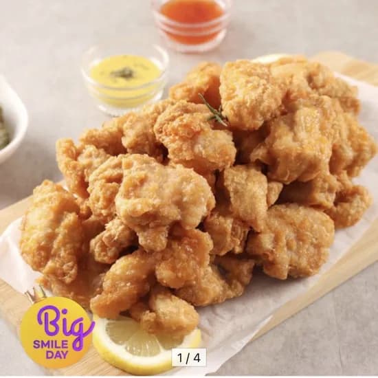 맘스터치 시그니처 순살치킨 1kg +1kg (17,980원/무배)