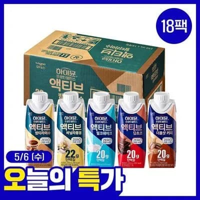 하이뮨 프로틴 밸런스 액티브 ZERO 5종 택1 250ml 18입