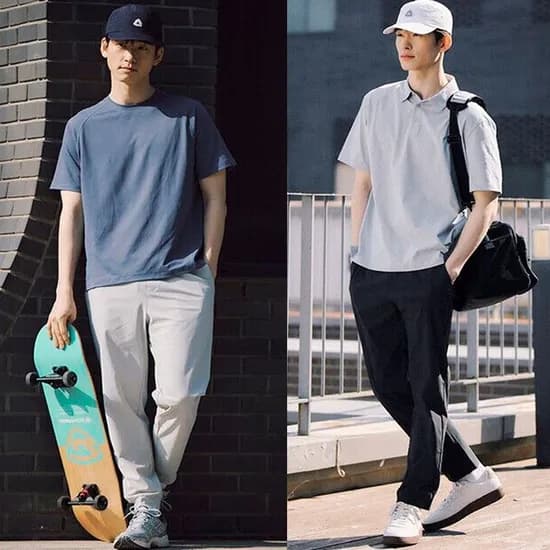 폴햄 남성여성 무브 쿨 탄성팬츠 2개
