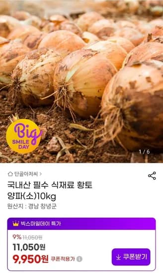 황토 양파(소)0kg (9,730원/무배)1
