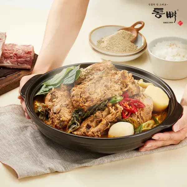부산 25년 전통 통뼈감자탕 1kg 4팩