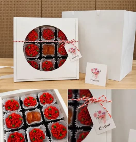 카네이션 금귤 앙금 답례품+네페 10,000원 (33,900원/무배)