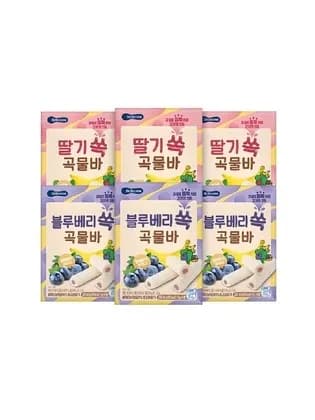 베베쿡 곡물바(딸기/블루베리) 6박스 모음전 (16,800원/무료)