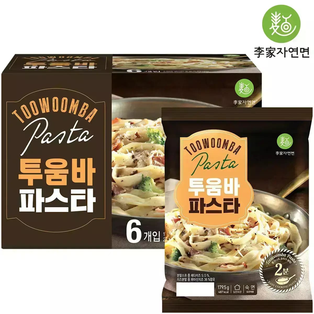 이가자연면 투움바 파스타 6인분 BOX (7,200원/무배)