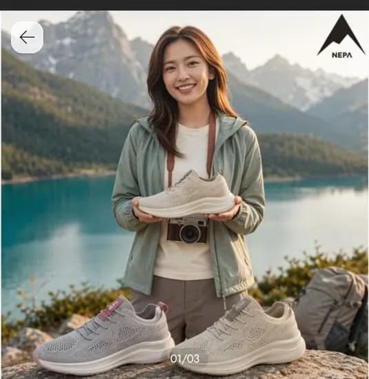 네파 컴포트레블 워킹화 (35,087원/무료)