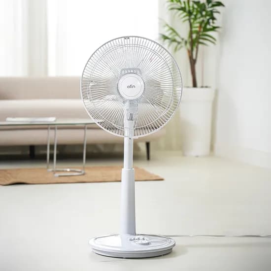 에이핀 프리미엄 스탠드 선풍기 화이트