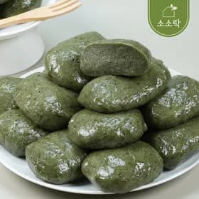 저당 쑥개떡 2kg (50g 40개입) 국내산