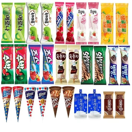 아이스크림 다양 외 30개 총 60개
