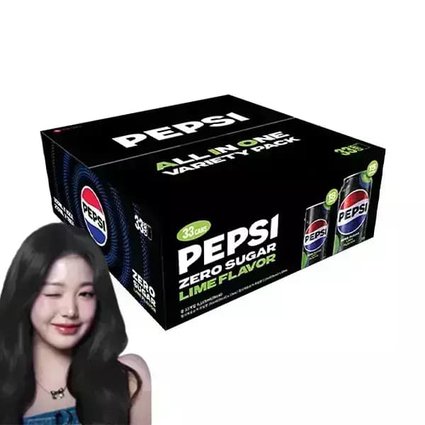 펩시 제로슈거 라임향 올인원팩 (210ml 18캔+355ml 15캔) (티멤버십 14,300원/무료)