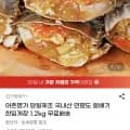 연평도 알배기 한입게장 1.2kg