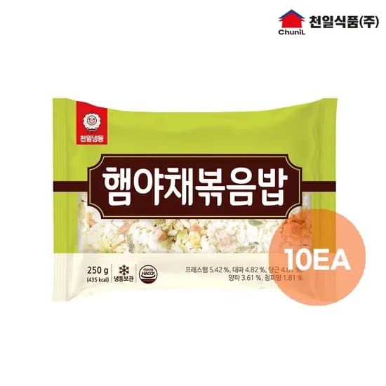 천일볶음밥 250g 햄야채5봉 김치5봉
