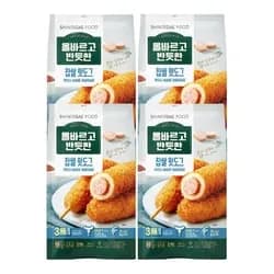 올반 찹쌀 핫도그 80g x 5개 X 4팩