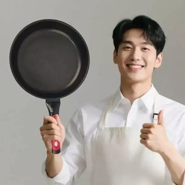 코맨 블랙 가스 프라이팬 28cm