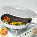 스텐 멀티 후라이팬 냄비 덮개 24cm 1+1 (6,210원/무료)