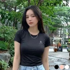 블랙야크 여성용 수피마 라운드 티셔츠 14,890원 3000원 2장구매시 무배