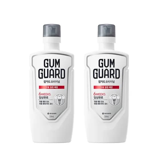 가그린 검가드 오리지널 구강청결제 750ml x 2개