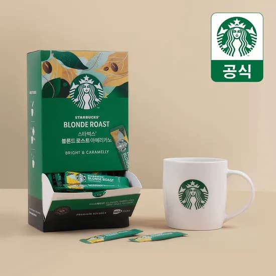 스타벅스 블론드 로스트 아메리카노 180개입 + 머그