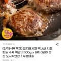 국내산 치즈 한돈 수제 떡갈비 100g 8팩